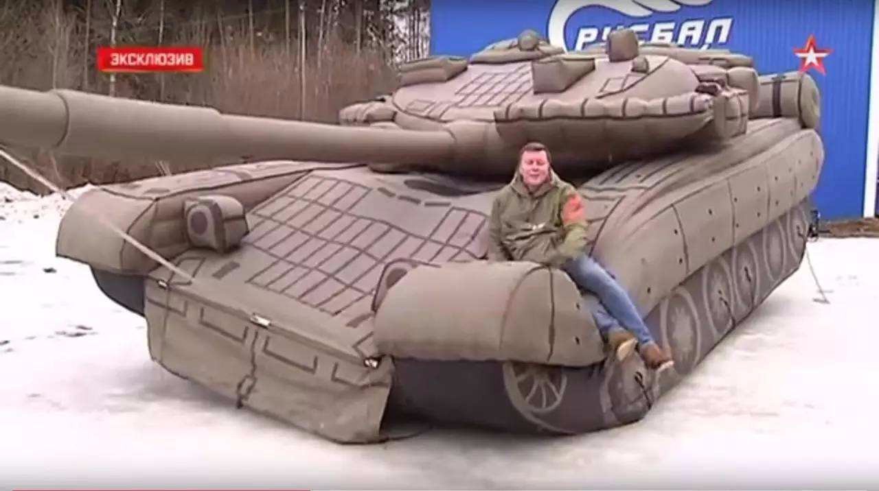 利通充气军事坦克